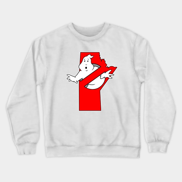 Manitoba Ghostbusters Crewneck Sweatshirt by Manitoba Ghostbusters 